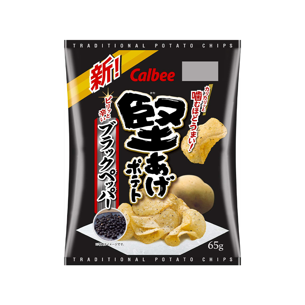 [해외] 칼비 딱딱한 감자 블랙 페퍼 65g 12봉
