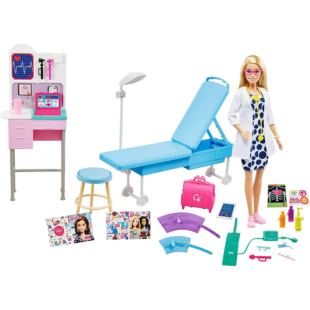 [해외] 바비 (Barbie) 병원 놀이 플레이 세트 GWV01