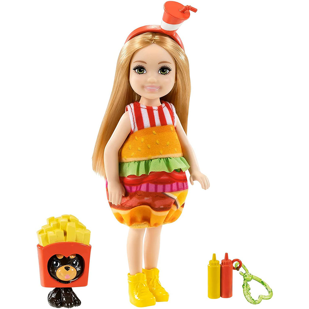 [해외] 바비(Barbie) 첼시 헨신 패션 햄버거 GRP69