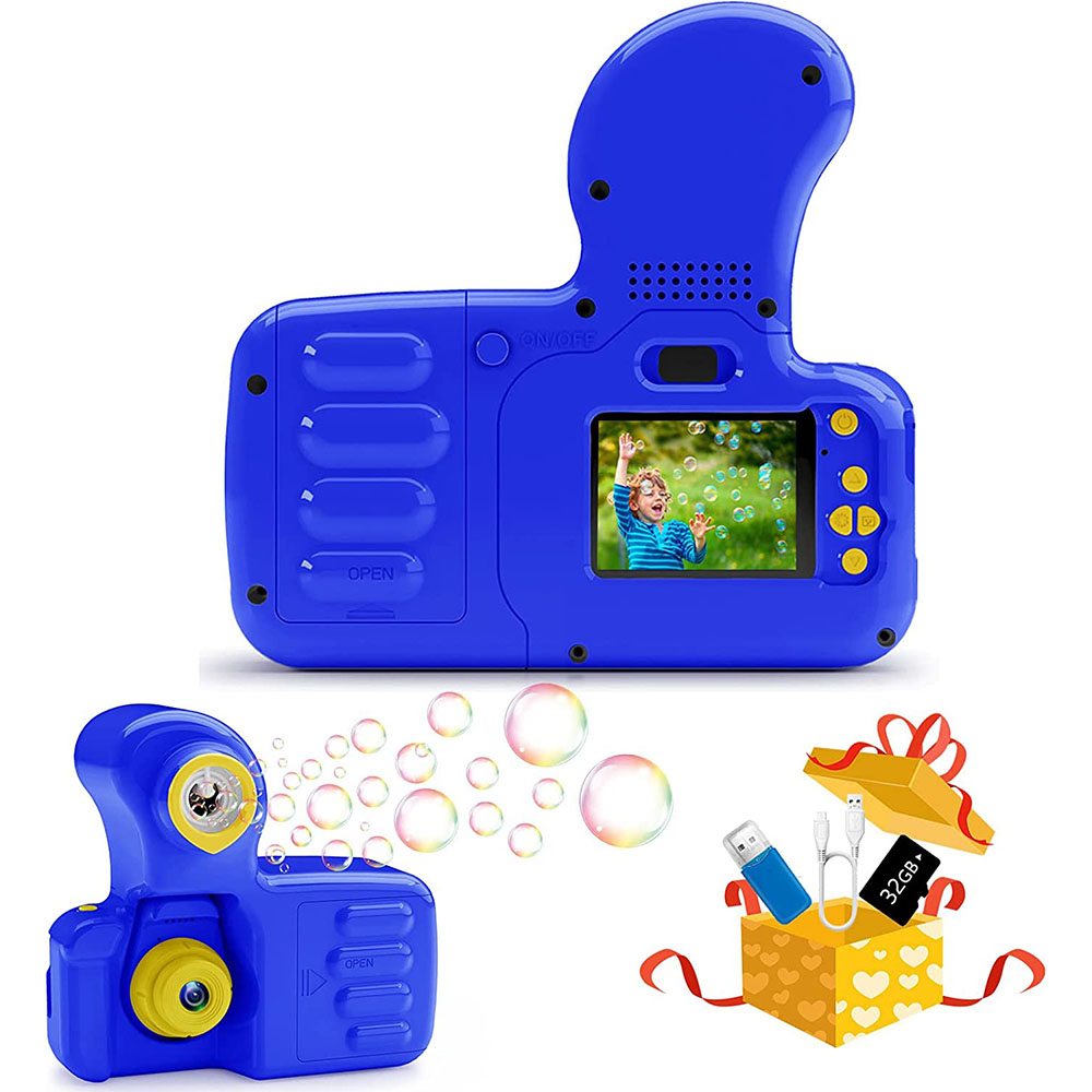 [해외] Lmccd 2 in 1 어린이 카메라 휴대용 비눗방울 기계 장난감