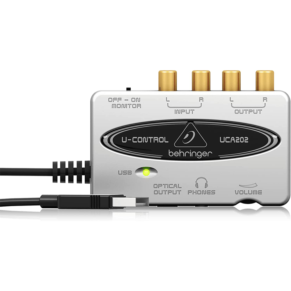 [해외] 벨링거 2입력 2출력 디지털 출력 탑재 USB 오디오 인터페이스 화이트 UCA202 U-CONTROL