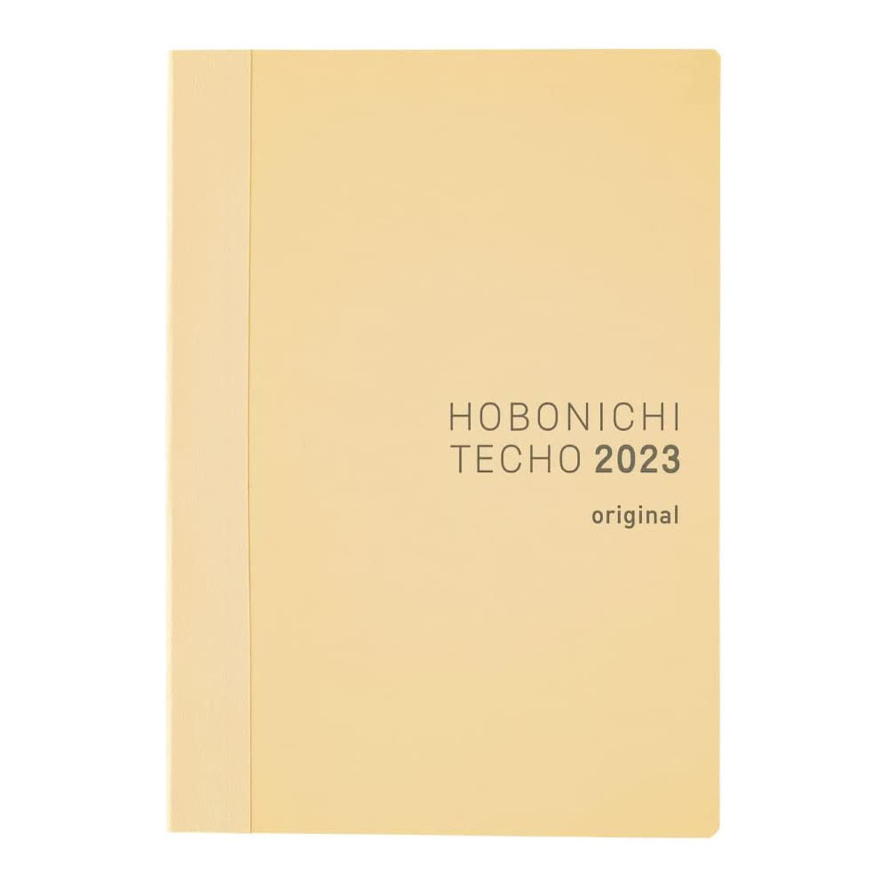 [해외] HOBONICHI 호보니치 2023 테쵸 오리지널 [A6/1일 1페이지/1월/월요일 시작] 베이지