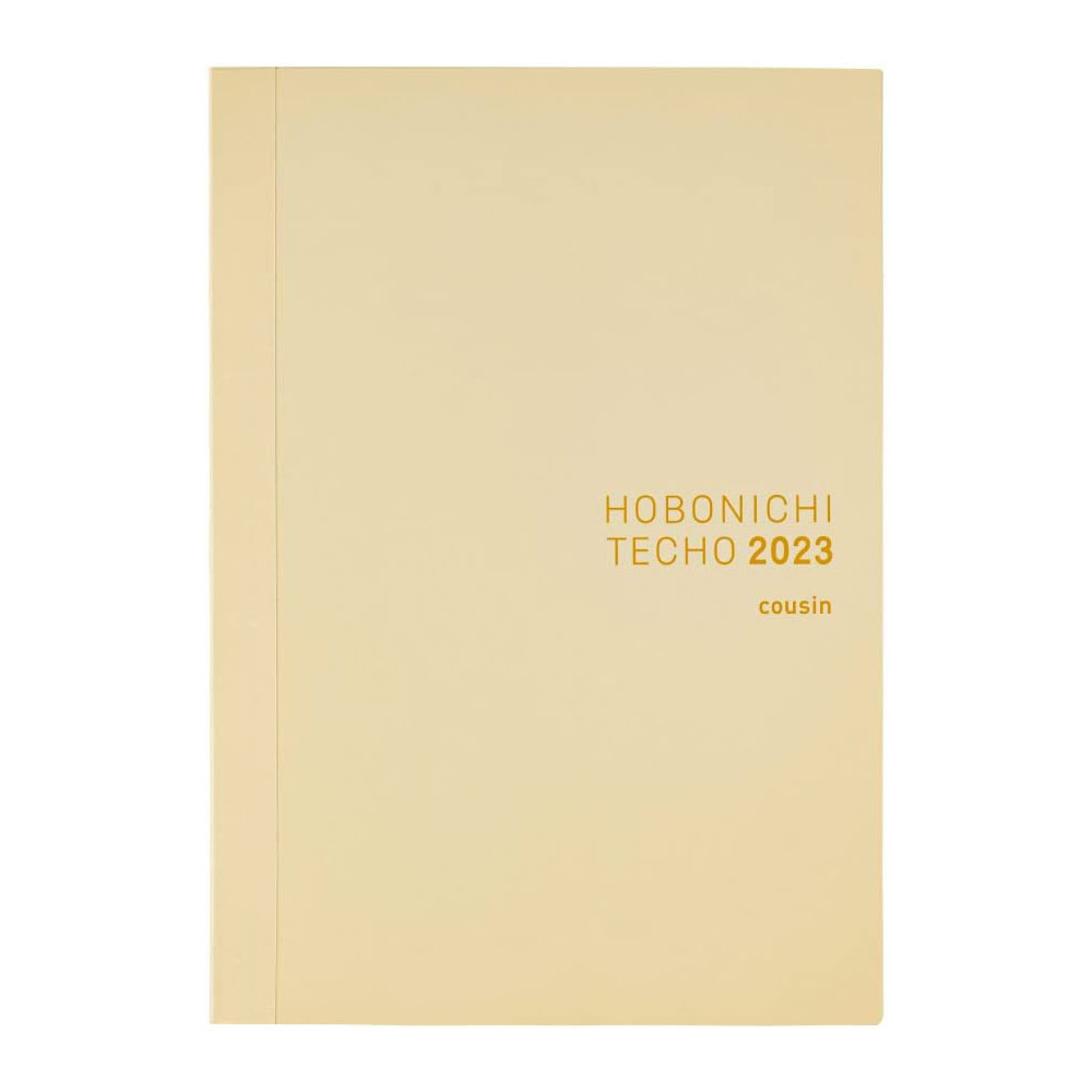 [해외] HOBONICHI 호보니치 2023 테쵸 커즌 영어판 [A5/1일 1페이지/1월/월요일 시작] 베이지