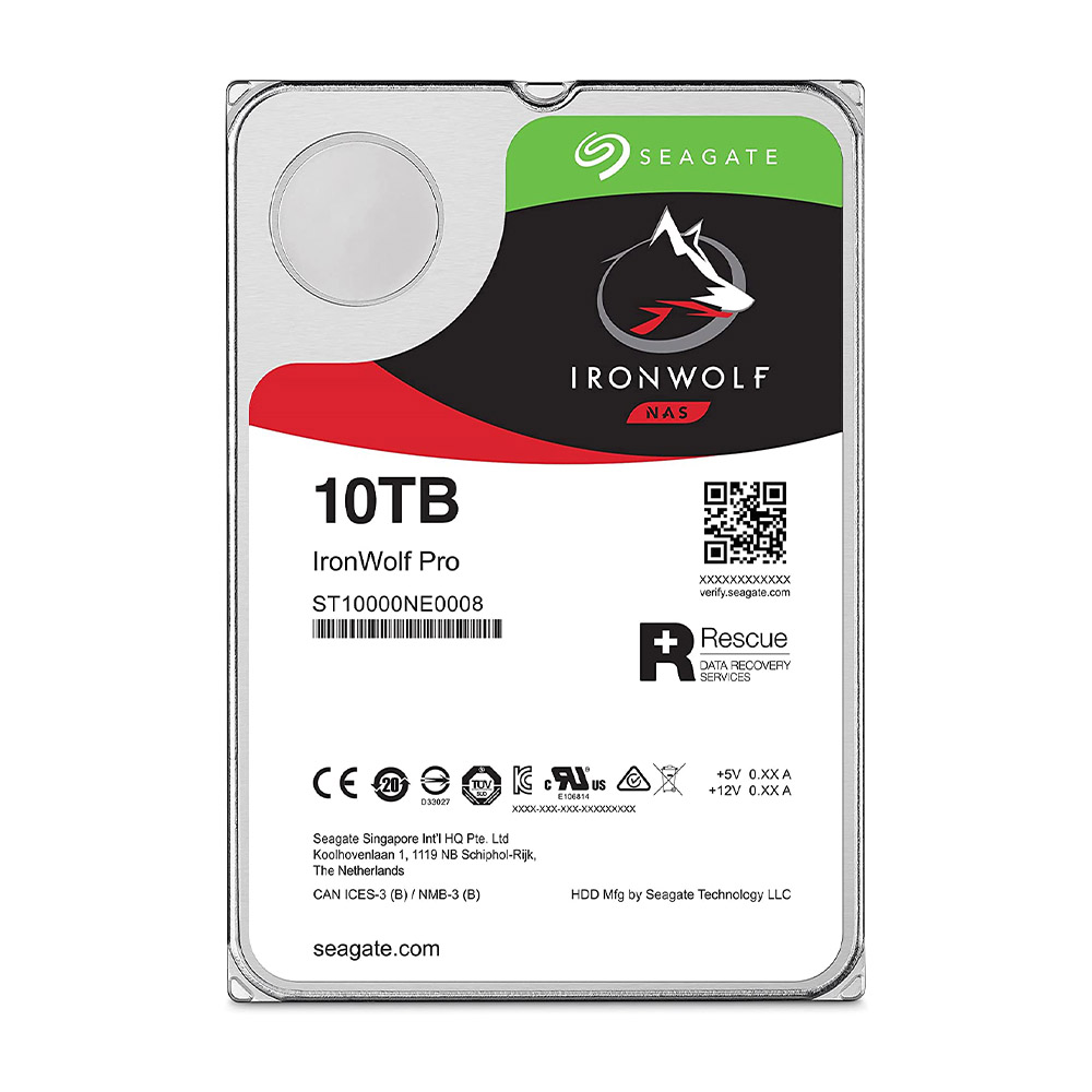 [해외] 씨게이트 IronWolf Pro 3.5인치 하드디스크 10TB ST10000NE0008