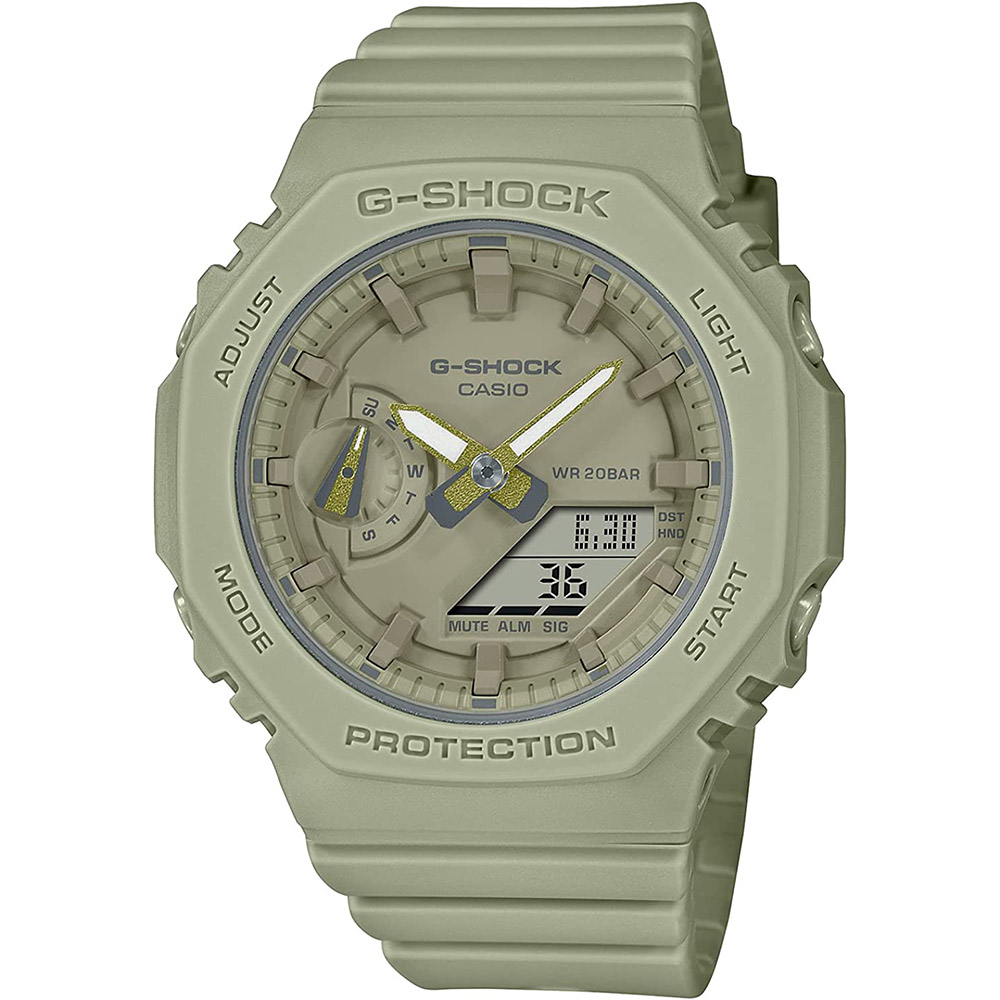 [해외] 카시오 손목시계 지샥 미드 사이즈 모델 GMA-S2100BA-3AJF 레이디스 그린