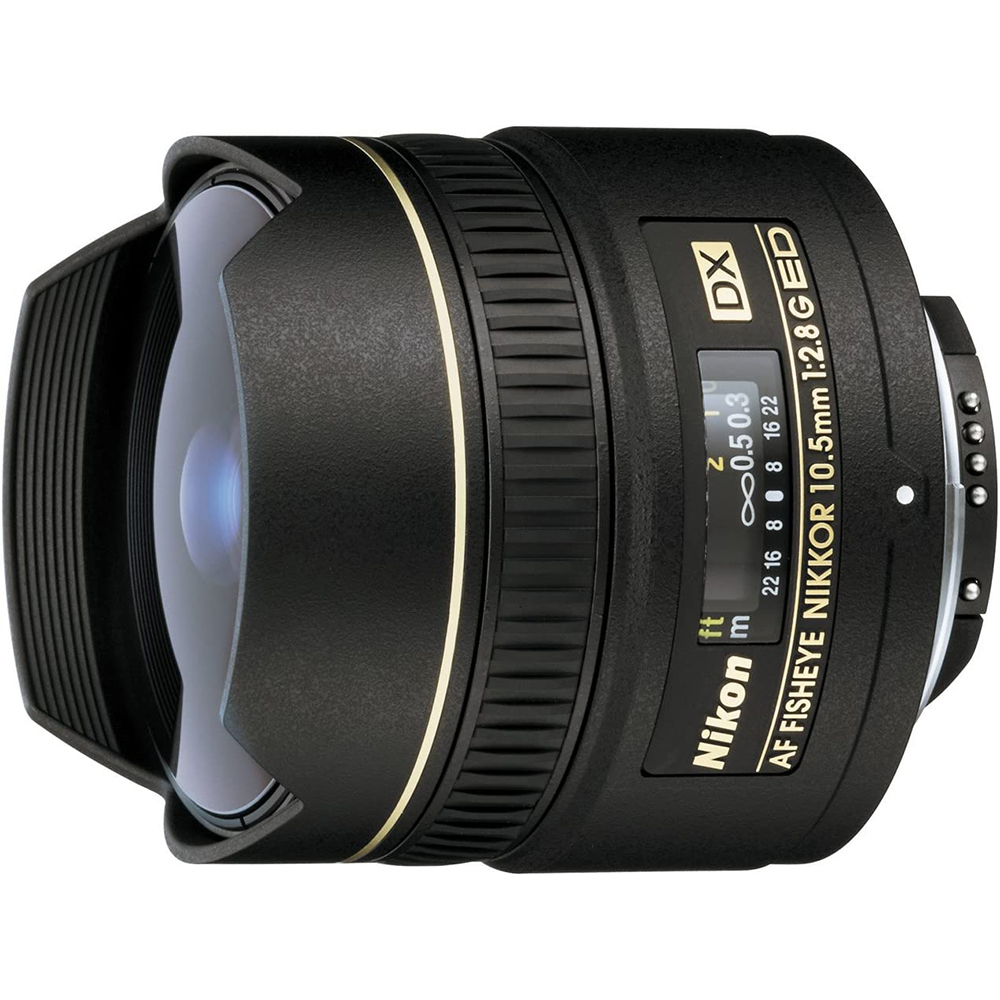 [해외] Nikon 피쉬 아이 렌즈 AF DX fisheye Nikkor ED 10.5mm f/2.8G 니콘 DX 포맷 전용
