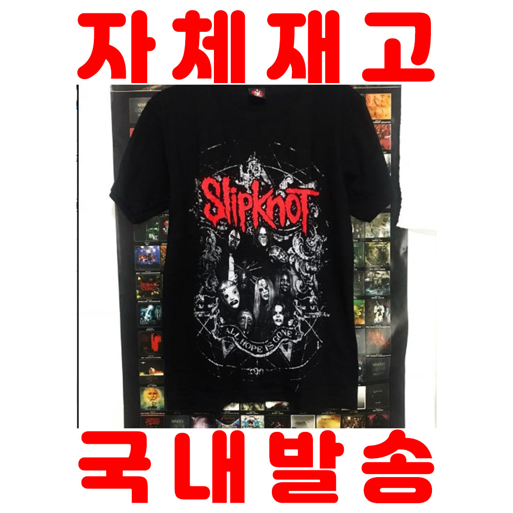 [해외] [자체재고 국내발송] 록밴드 티셔츠 XL 블랙