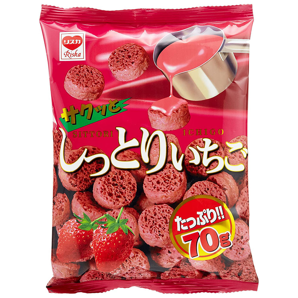 [해외] 리스카 촉촉한 딸기 70g×15봉