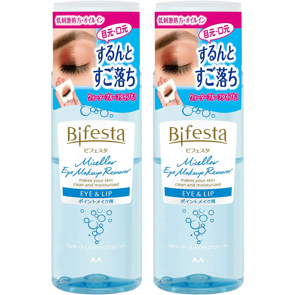 [해외] Bifesta 비페스타 미셀라 아이 메이크업 리무버 포인트 메이크업 클렌징 세트 145ml 2개