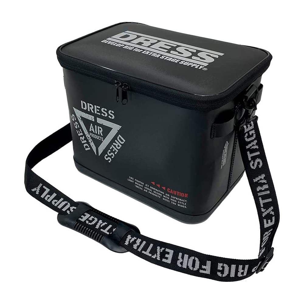 [해외] DRESS 트렁크 카고 박스 미니 버킷 컨테이너 36L 블랙/그레이