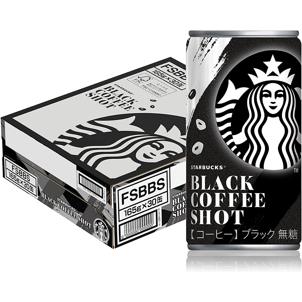 [해외] 스타벅스 블랙 커피 숏 165g 30개
