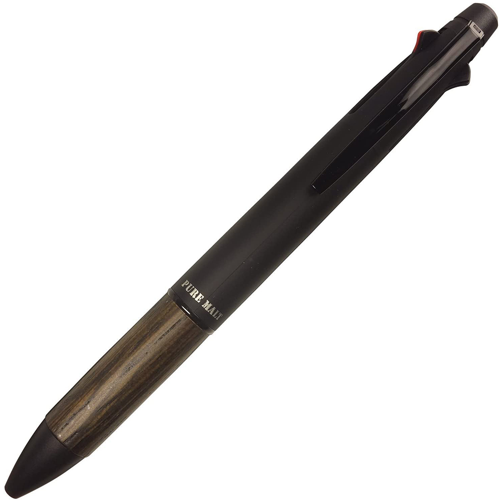 [해외] 미쓰비시 연필 다기능 펜 퓨어 몰트 프리미엄 4 1 0.7 블랙 MSXE520050724