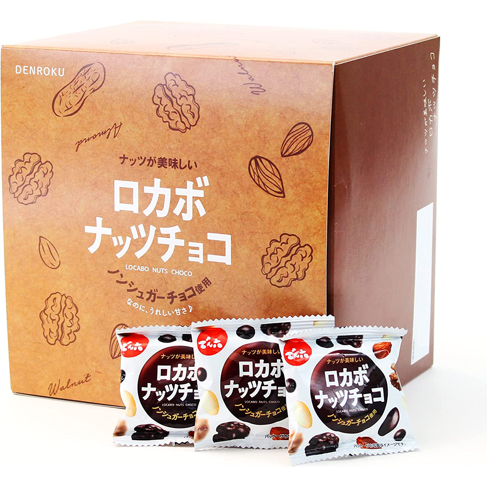[해외] Amazon.co.jp 한정 덴로쿠 작은 봉지 로카보넛 초코 1kg