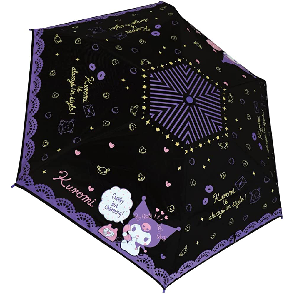 [해외] 제이스 플래닝 폴딩 우산 쿠로미 레이스 53cm 90393 블랙