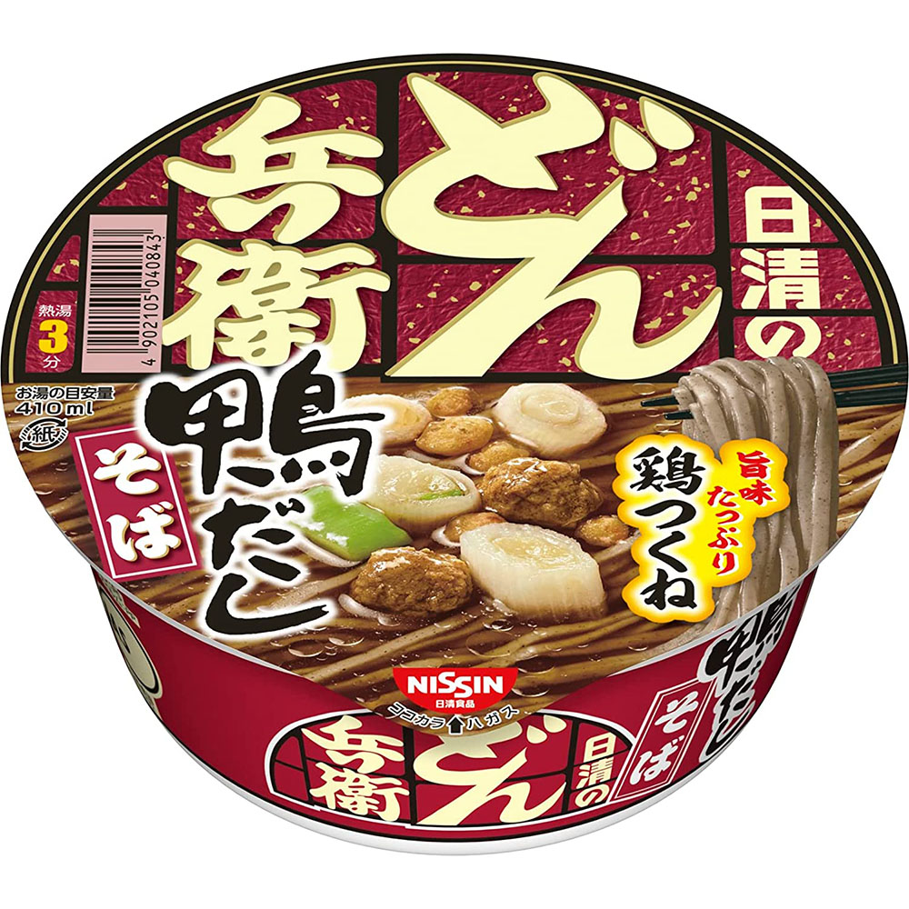 [해외] 닛신식품 돈베이 카모다시 소바 오리육수 105g 12개
