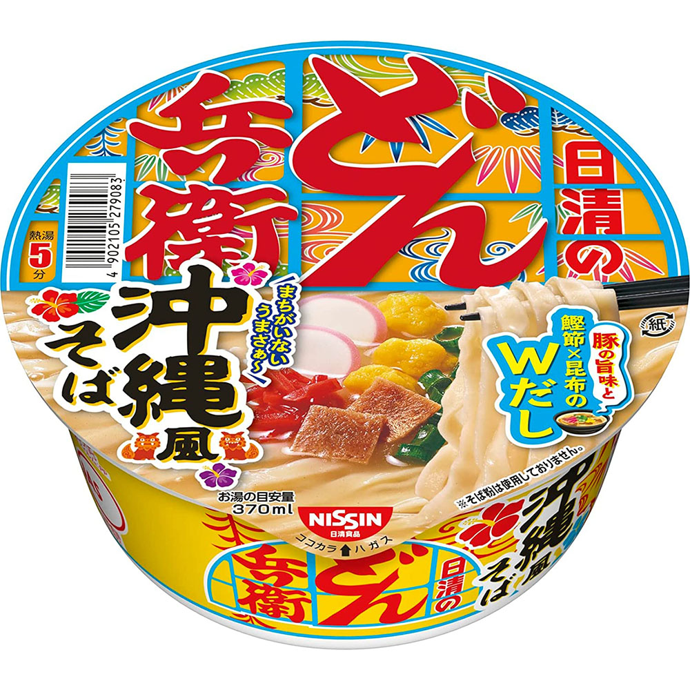 [해외] 닛신식품 돈베이 오키나와 소바 79g 12개