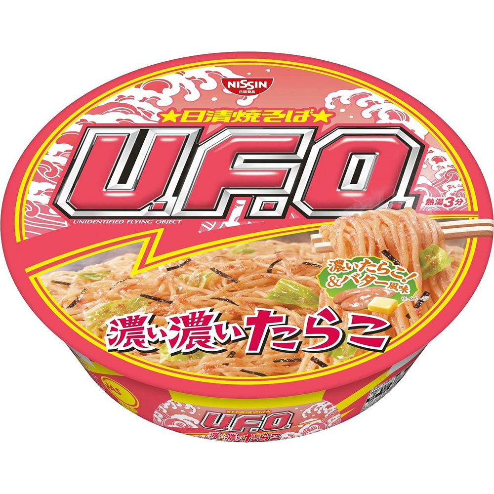 [해외] 닛신식품 야키소바 UFO 진한 명란젓 103g 12개