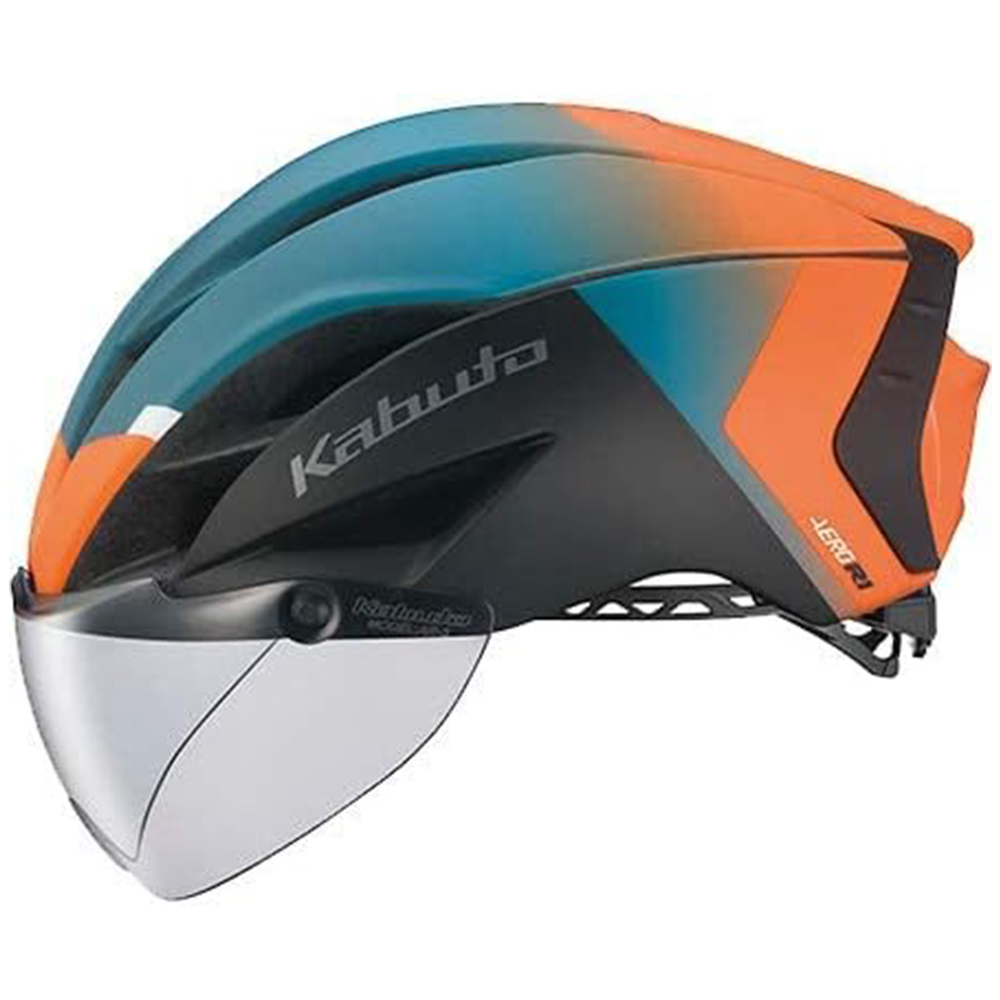 [해외] 오지케이 카부토 (OGK KABUTO) 자전거 헬멧 AERO-R1-TR(에어로 R-1・TR) XS/S G-2 매트 오렌지 그린