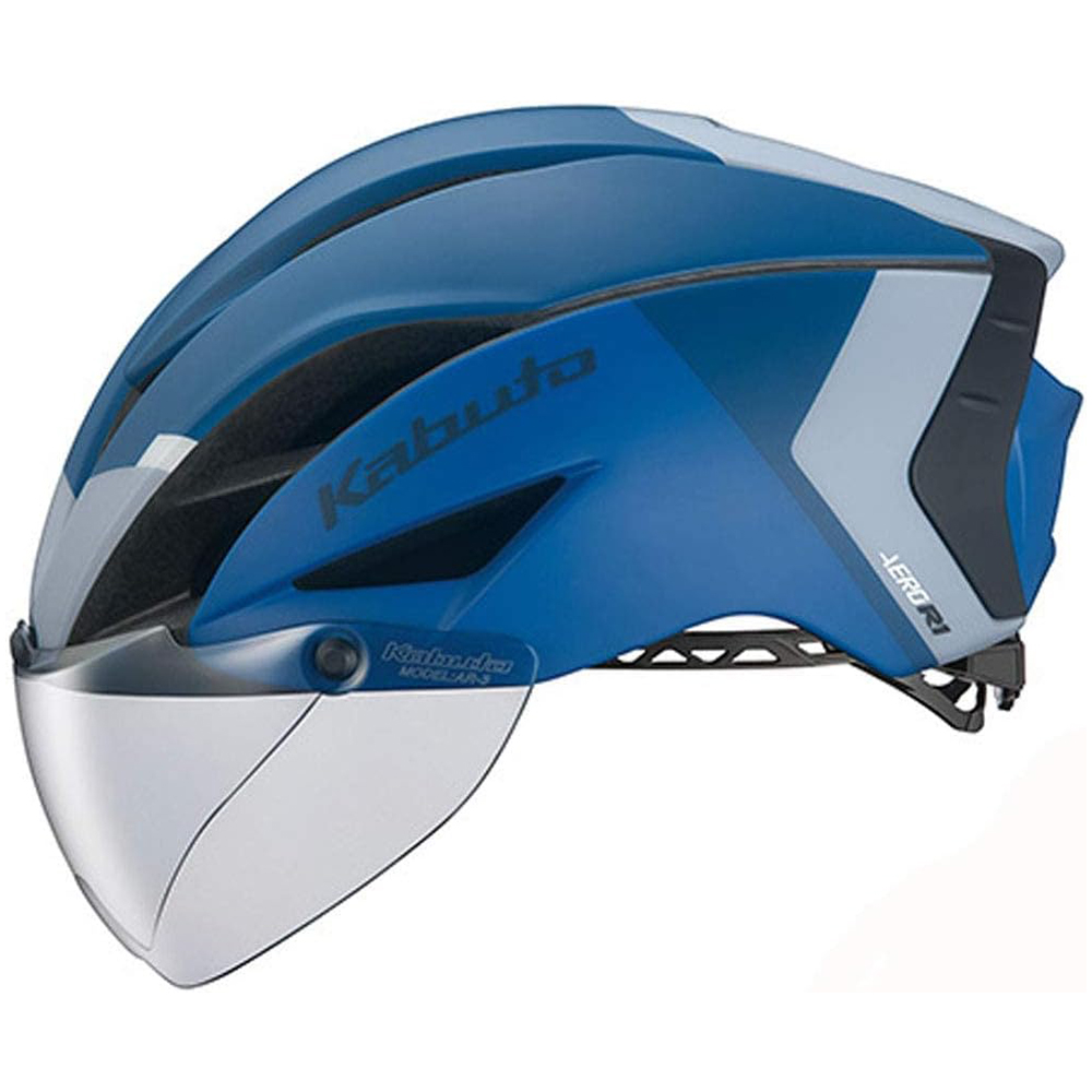 [해외] 오지케이 카부토 (OGK KABUTO) 자전거 헬멧 AERO-R1 (에어로-R1) XS/S G-2 매트 네이비 블루