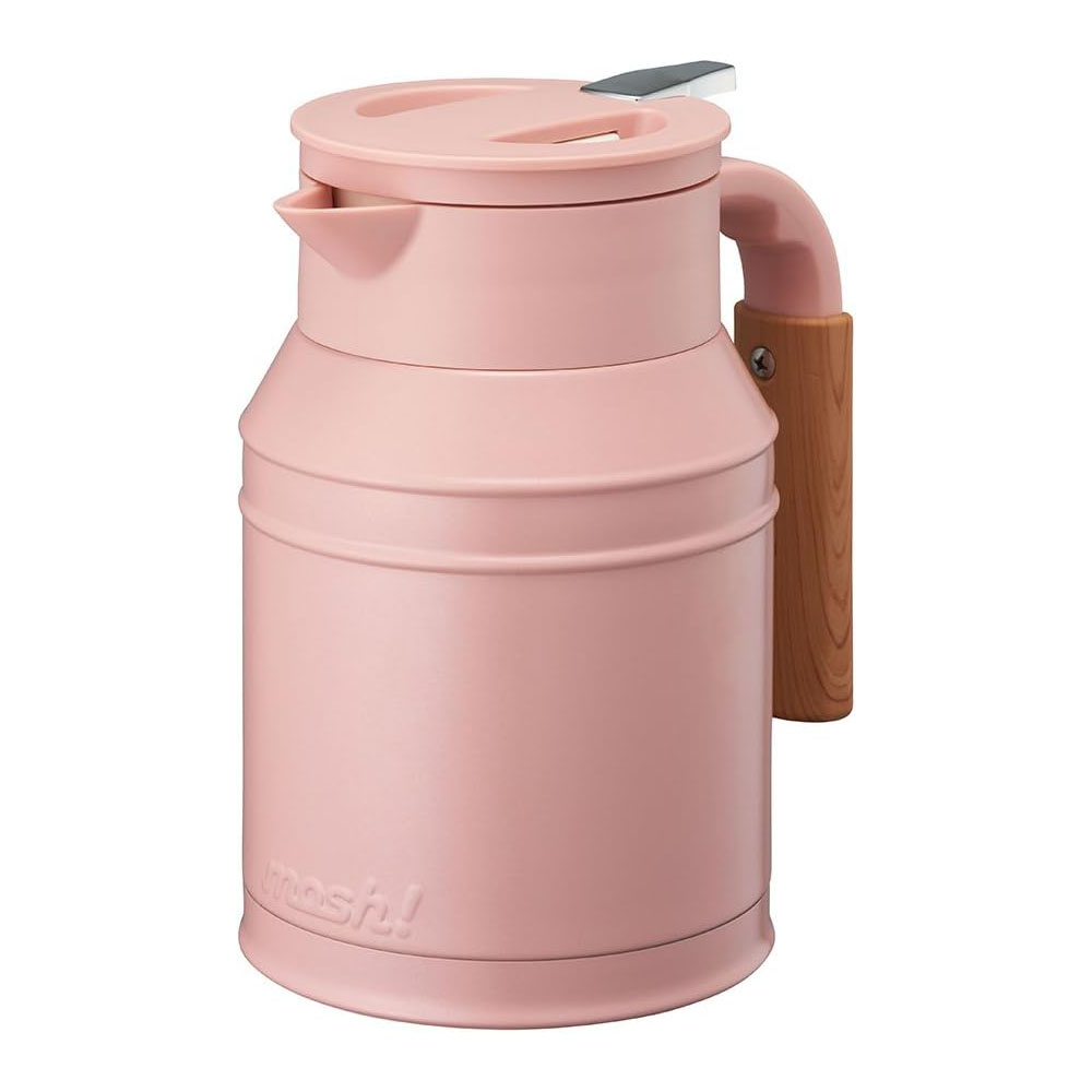 [해외] 도시샤 모슈 보온보냉 테이블팟 주전자 탁상냄비 1L 핑크