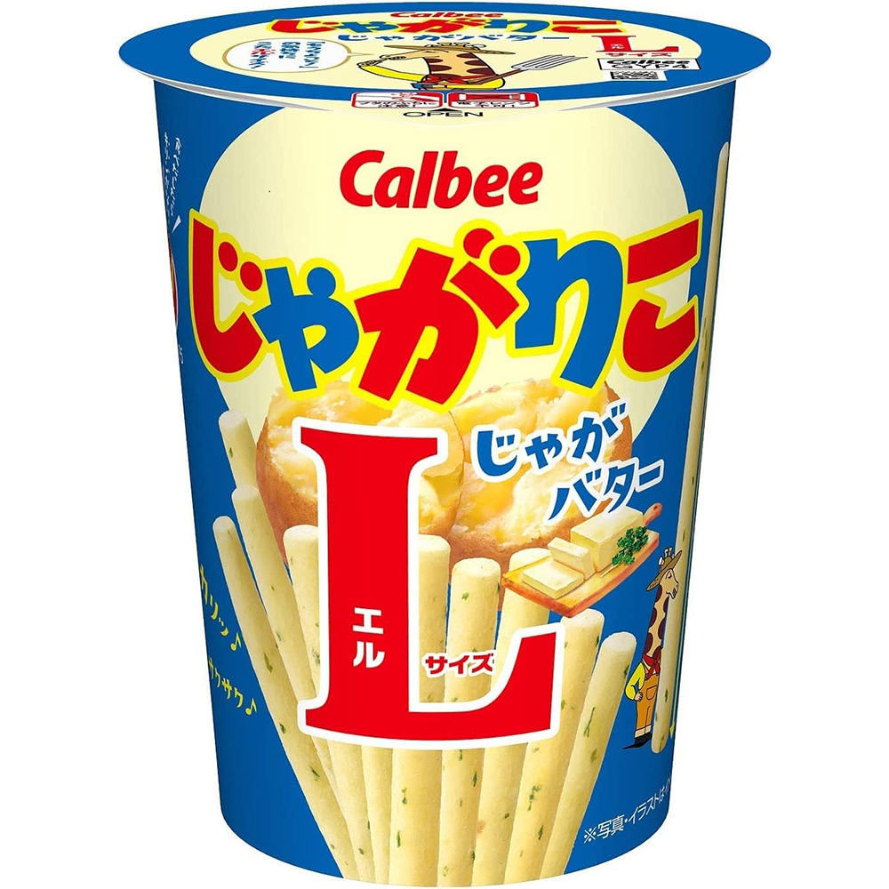 [해외] 칼비 자가리코 감자 버터 L 사이즈 66g 12개