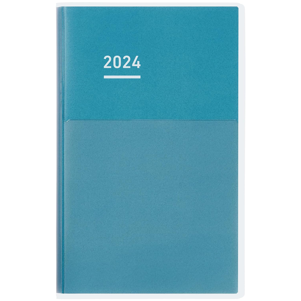 [해외] 코쿠요 지분테쵸 DAYs mini 수첩 2024년 월간 데일리 B6 슬림 블루
