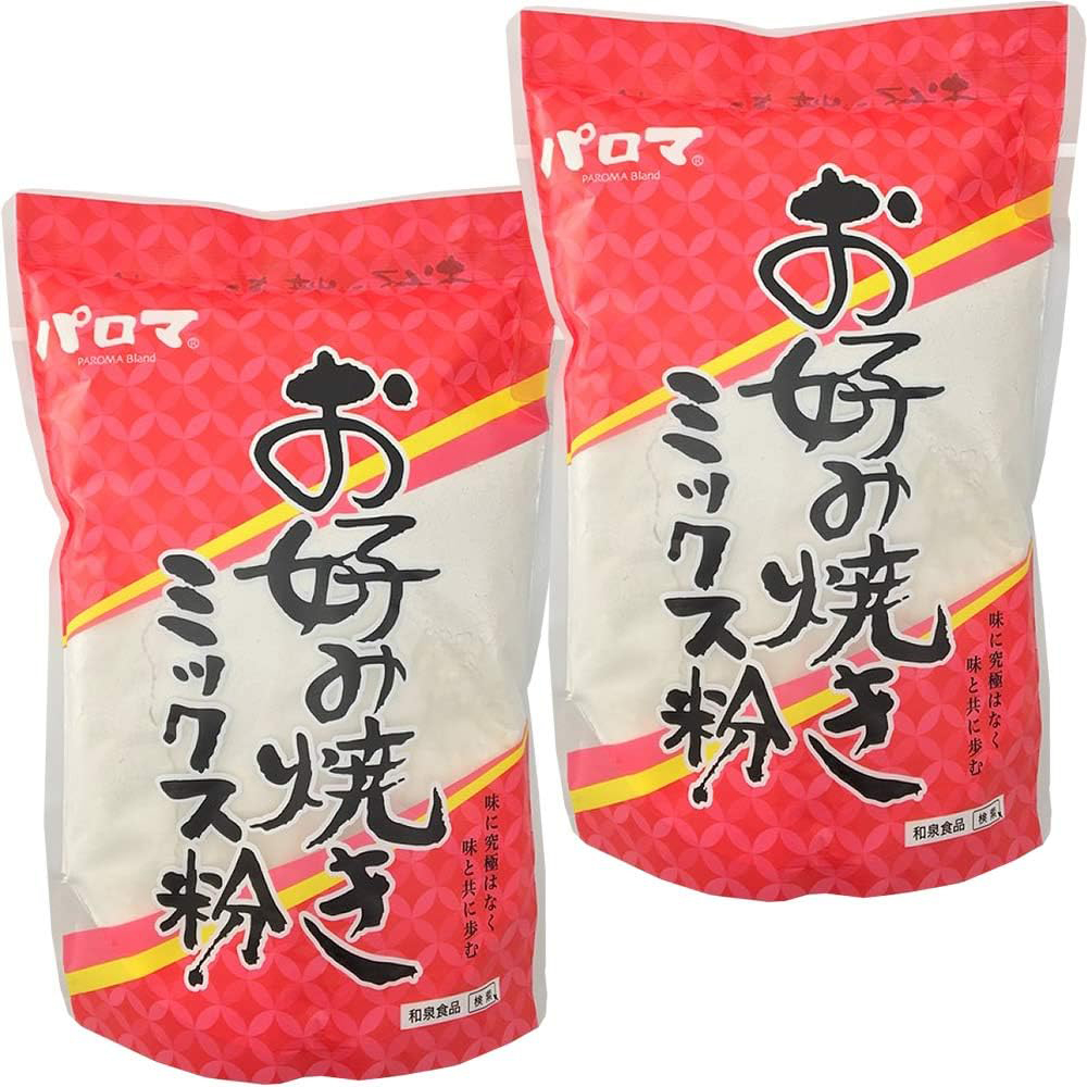 [해외] 파로마 소스 이즈미 식품 오꼬노미야끼 믹스 파우더 500g x 2개