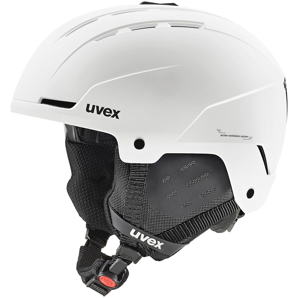 [해외] uvex 우벡스 스키 헬멧 아시안핏 화이트 매트 58-62cm