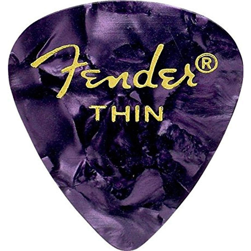 [해외] Fender 펜더 기타 피크 팩 퍼플 모토 144개입