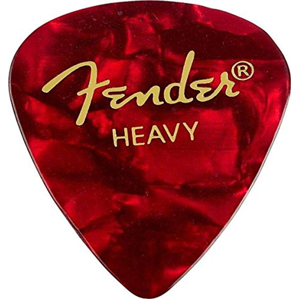[해외] Fender 펜더 기타 피크 팩 레드 모토 144개입