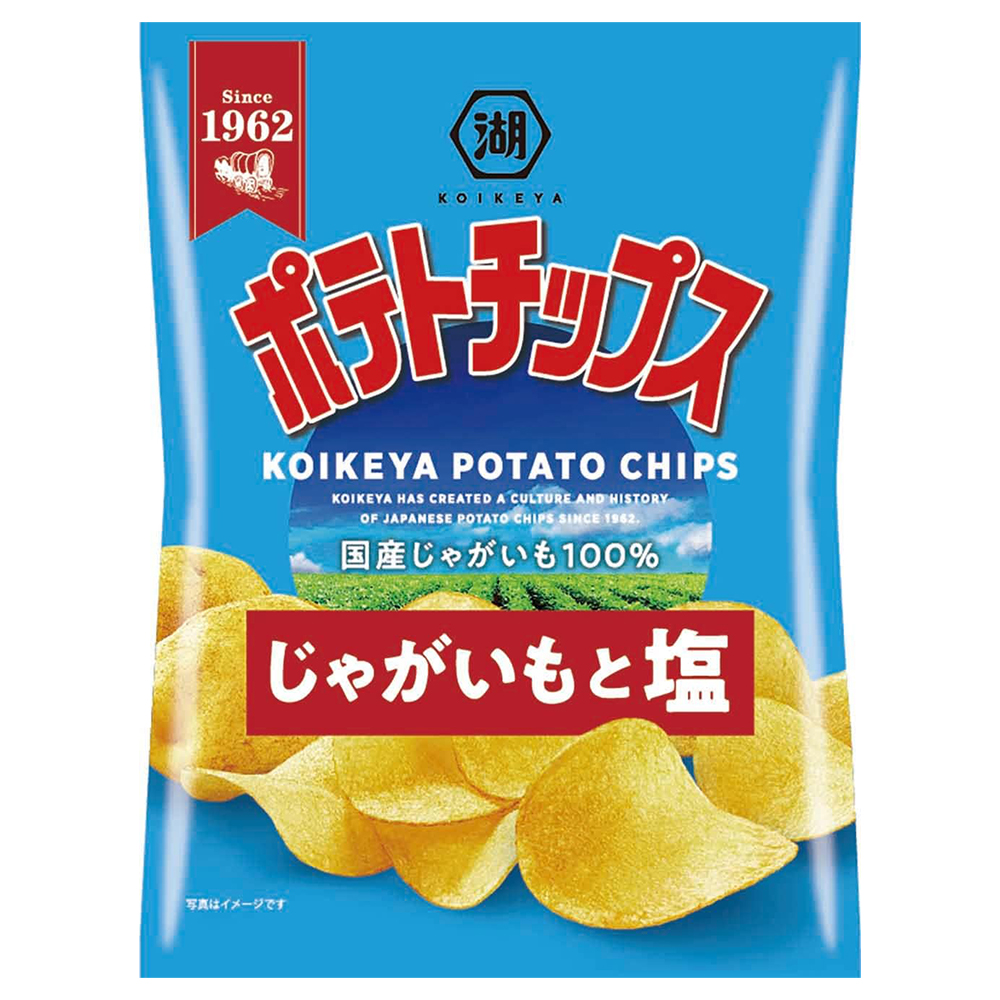 [해외] 코이케야 감자칩 소금맛 60g 12봉